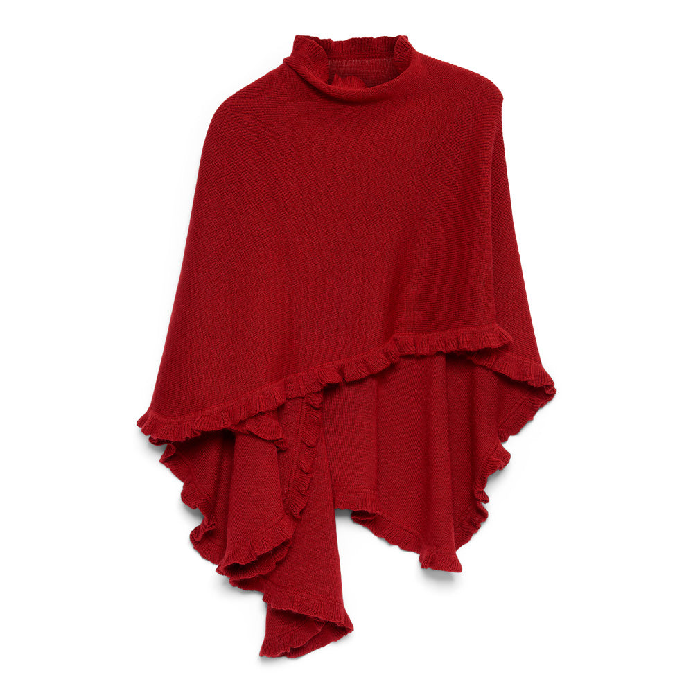 Omslagdoek Donker rood